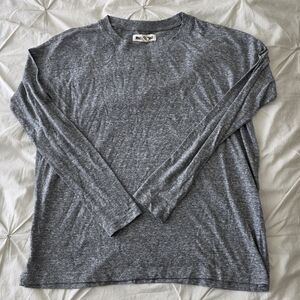 Rivet & Thread by Madewell gray knit long sleeve top